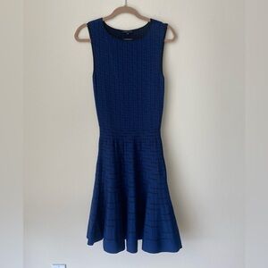 OHNE TITEL Navy and black sleeveless dress